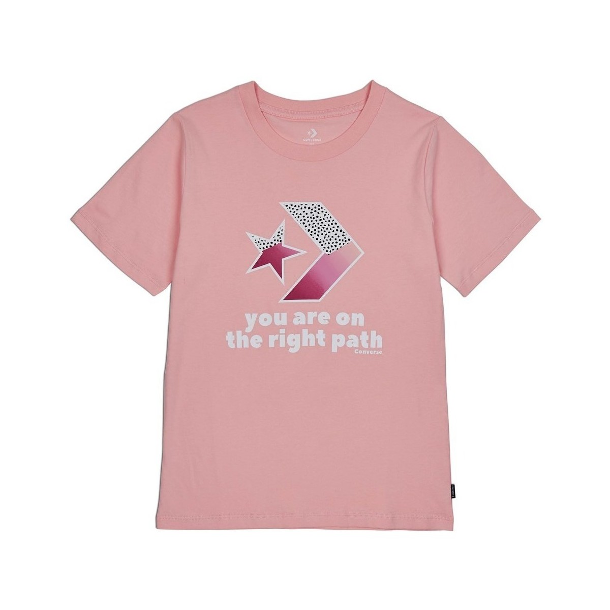 Îmbracaminte Femei Tricouri mânecă scurtă Converse Traibazer Graphic Tee roz
