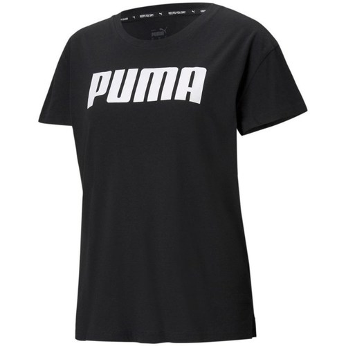 Îmbracaminte Femei Tricouri mânecă scurtă Puma Tshirt Damski Rtg Logo Tee Negru