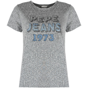 Îmbracaminte Femei Tricouri mânecă scurtă Pepe jeans PL504817 | Bibiana Gri