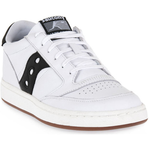 Pantofi Bărbați Sneakers Saucony 5 JAZZ COURT WHITE BLACK Alb