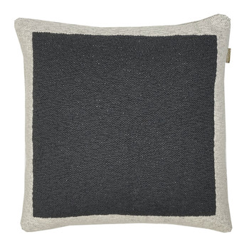 Casa Perne Malagoon Solid knitted poster cushion black Negru