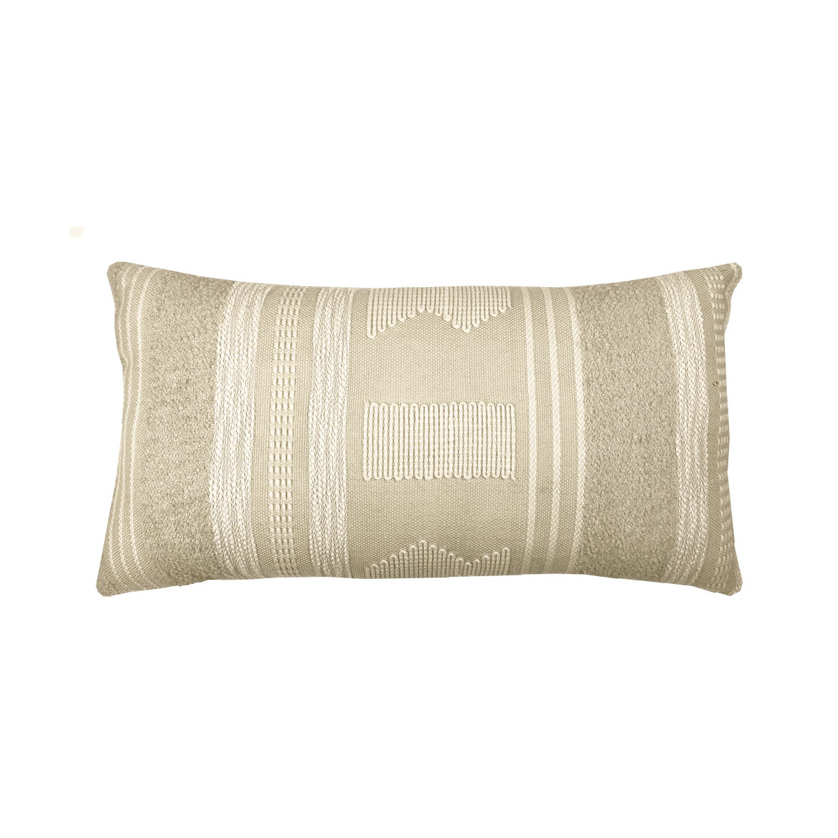 Casa Perne Malagoon Craft offwhite cushion rectangle (NEW) Alb