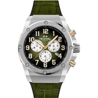 Ceasuri & Bijuterii Bărbați Ceasuri Analogice Tw-Steel ACE131, Quartz, 44mm, 20ATM Argintiu