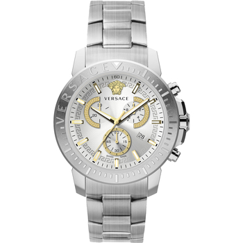 Ceasuri & Bijuterii Bărbați Ceasuri Analogice Versace VE2E00321, Quartz, 45mm, 5ATM Argintiu