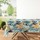 Casa Față de masă Douceur d intérieur NAPPE RECTANGLE 150 x 240 CM POLYESTER IMPRIME BRAZILIA MENTHE/B Multicolor