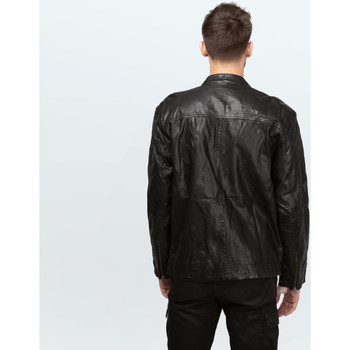 Cameleon Men's Leather Jacket K2922 Negru