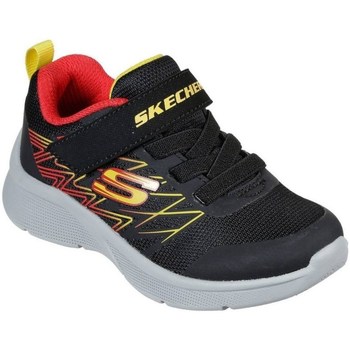 Pantofi Copii Pantofi sport Casual Skechers Microspec Texlor Negre, Galbene