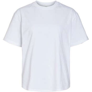 Îmbracaminte Femei Hanorace  Object Fifi T-Shirt - Bright White Alb
