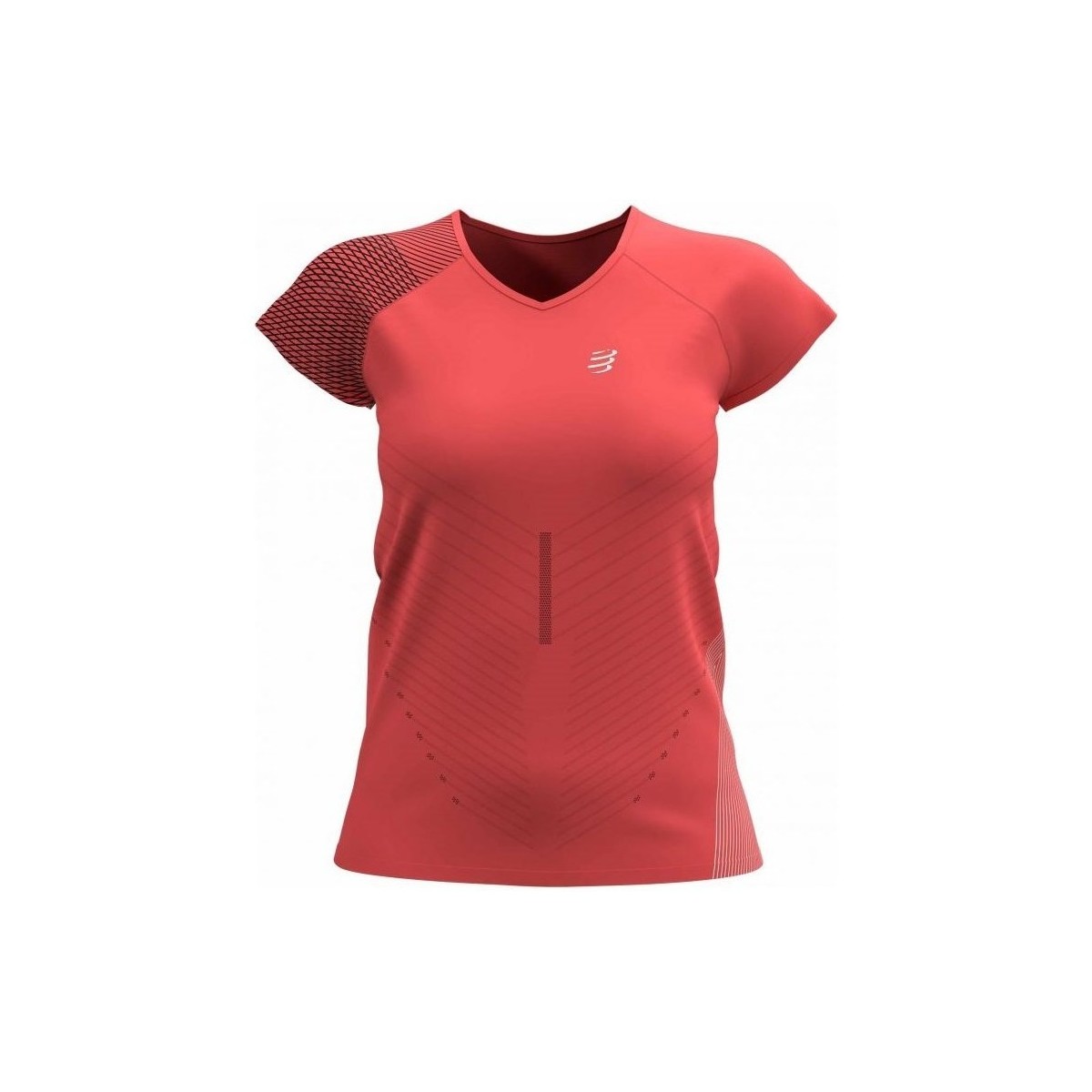 Îmbracaminte Femei Tricouri mânecă scurtă Compressport Performance SS roșu