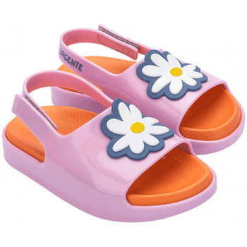 Pantofi Copii Sandale Melissa MINI  Cloud Slide + Fábula B - Pink Orange roz