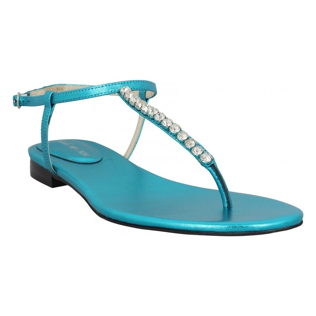 Pantofi Femei Sandale Atelier Mercadal Elisa Cuir Femme Azur albastru