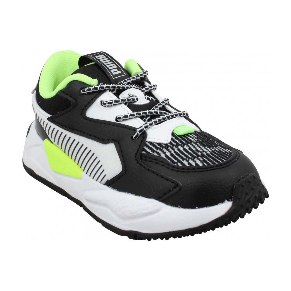 Pantofi Copii Sneakers Puma Rs Z Visual Effect Textile Enfant Noir Vert verde