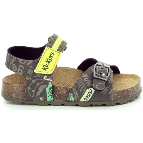 Pantofi Băieți Sandale Kickers SOSTREET verde