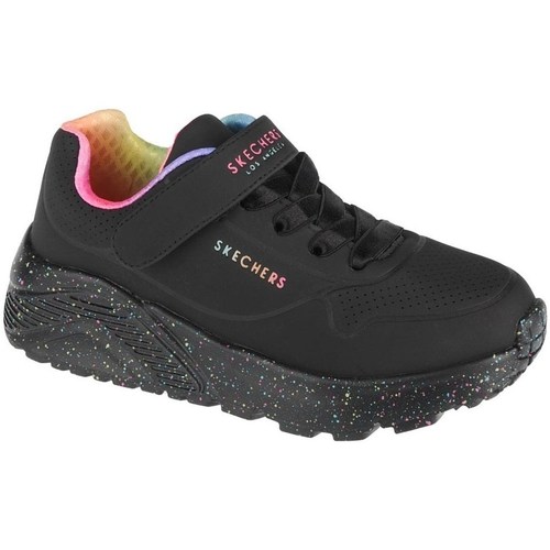 Pantofi Copii Pantofi sport Casual Skechers Uno Lite Rainbow Specks Negru