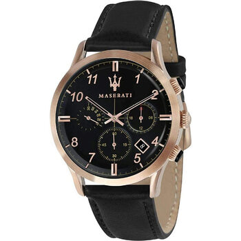 Ceasuri & Bijuterii Bărbați Ceasuri Analogice Maserati R8871625004, Quartz, 42mm, 5ATM Auriu