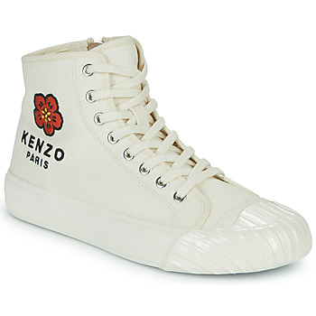 Pantofi Femei Pantofi sport stil gheata Kenzo KENZOSCHOOL HIGH TOP SNEAKERS Alb