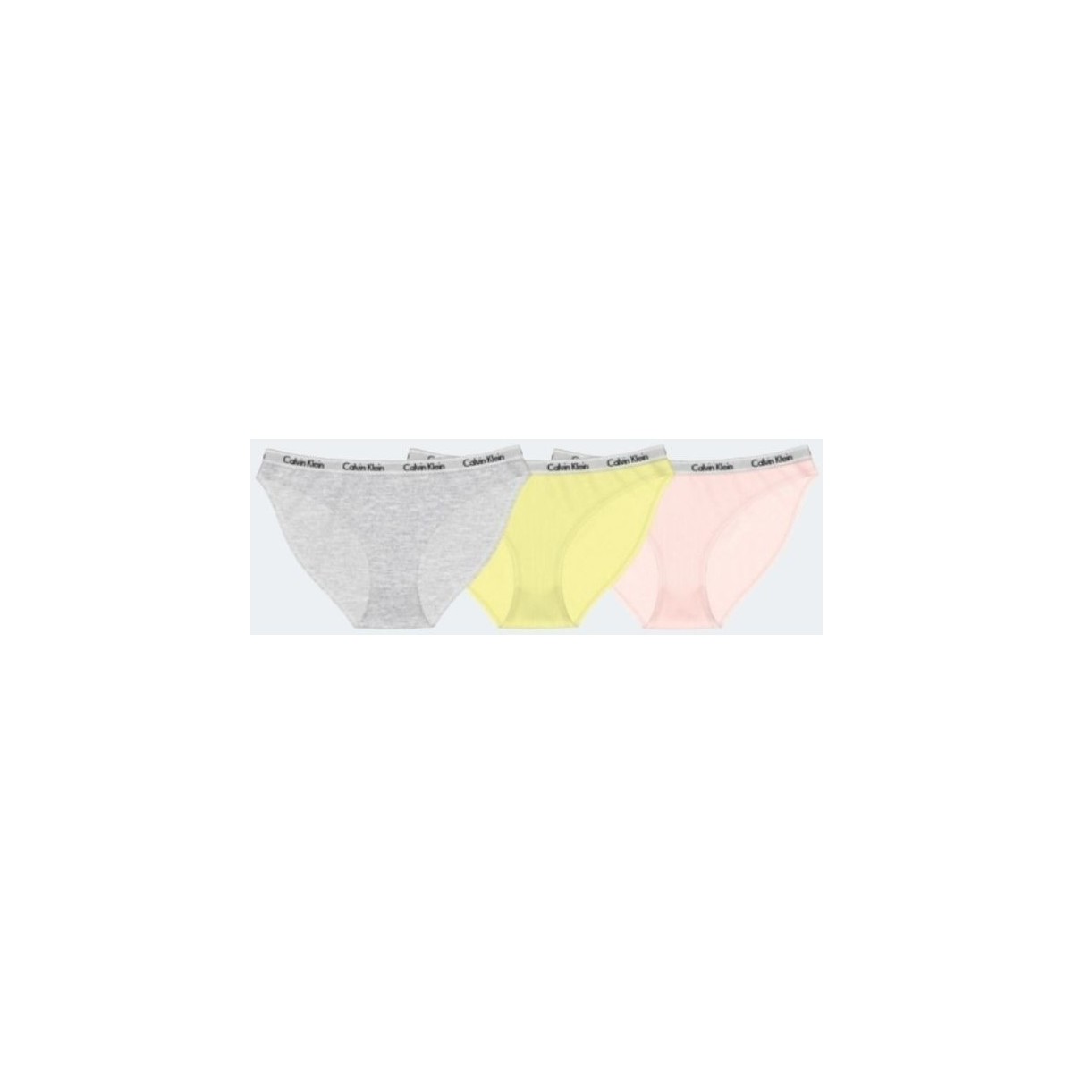Lenjerie intimă Femei Slip Calvin Klein Jeans 000QD3588E BIKINI 3PK Multicolor