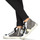 Pantofi Femei Pantofi sport stil gheata Meline NKC1151-A-6123 Negru / Alb