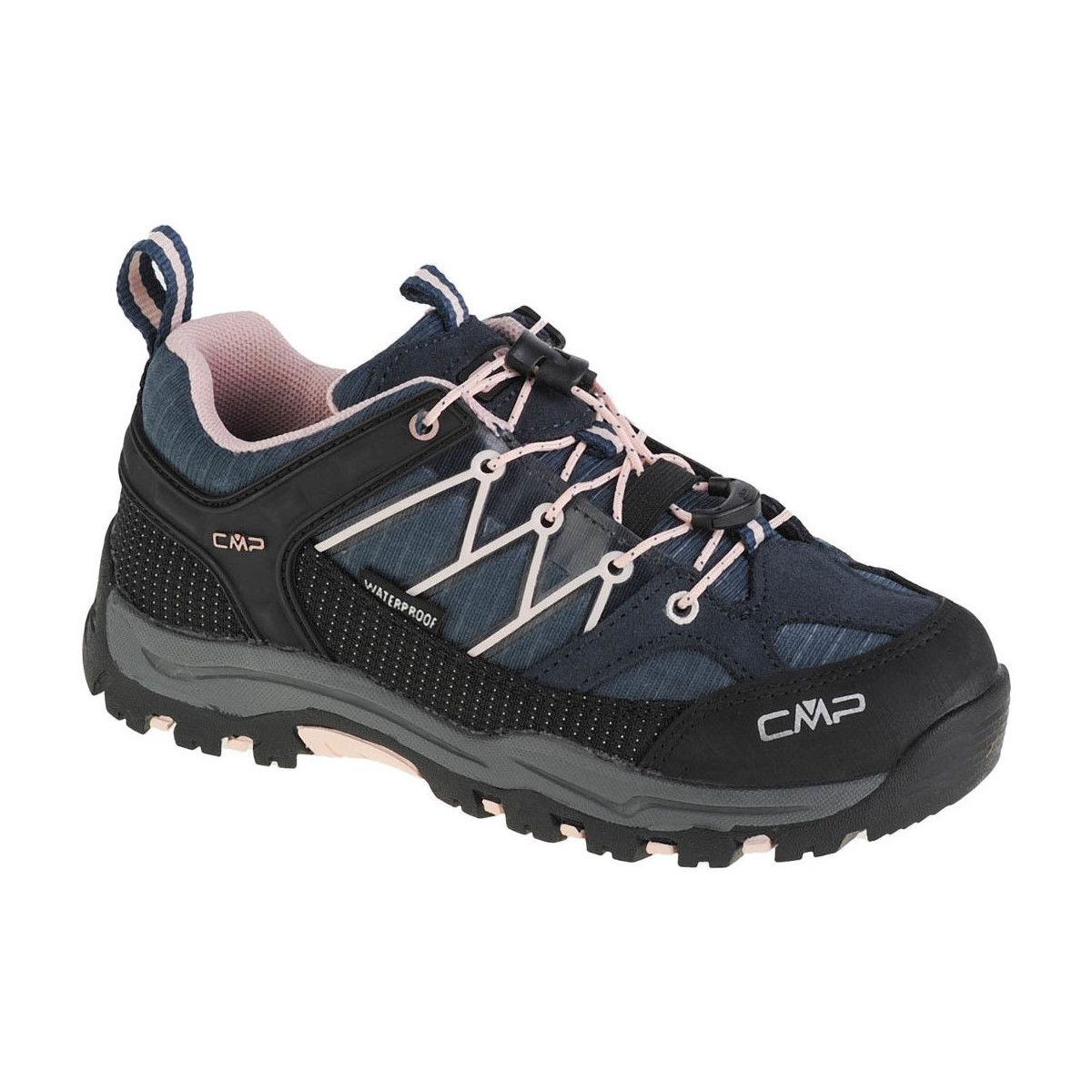 Pantofi Fete Drumetie și trekking Cmp Rigel Low Kids albastru