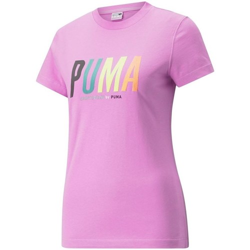 Îmbracaminte Femei Tricouri mânecă scurtă Puma Swxp Graphic roz