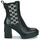 Pantofi Femei Botine Karl Lagerfeld VOYAGE VI Monogram Gore Boot Negru