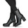 Pantofi Femei Botine Karl Lagerfeld VOYAGE VI Monogram Gore Boot Negru