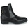 Pantofi Femei Ghete Tommy Hilfiger Coin Leather Flat Boot Negru