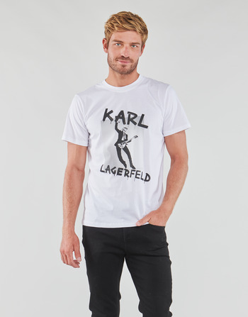 Karl Lagerfeld KARL ARCHIVE OVERSIZED T-SHIRT Alb