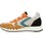 Pantofi Bărbați Sneakers Valsport Magic Run Velours Toile Homme Orange Beige Multicolor
