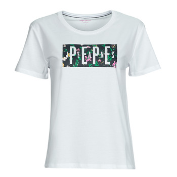 Îmbracaminte Femei Tricouri mânecă scurtă Pepe jeans PATSY Alb