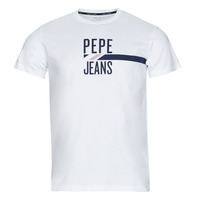 Îmbracaminte Bărbați Tricouri mânecă scurtă Pepe jeans SHELBY Alb