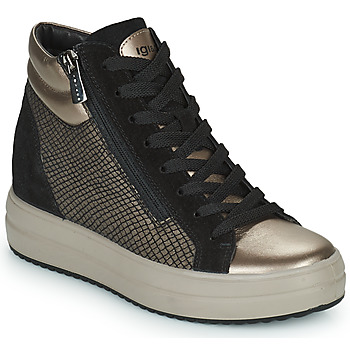 Pantofi Femei Pantofi sport stil gheata IgI&CO DONNA SHIRLEY Bronz / Negru