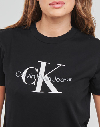 Calvin Klein Jeans CORE MONOGRAM REGULAR TEE Negru