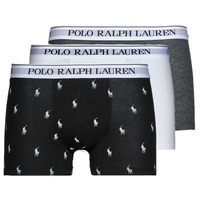 Lenjerie intimă Bărbați Boxeri Polo Ralph Lauren CLASSIC TRUNK X3 Negru / Gri / Alb