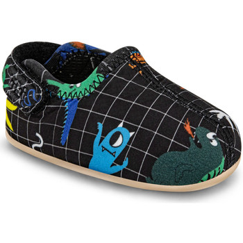 Bibi Shoes Botosei de Interior Antiderapanti Bibi Afeto Joy Monsters Negru