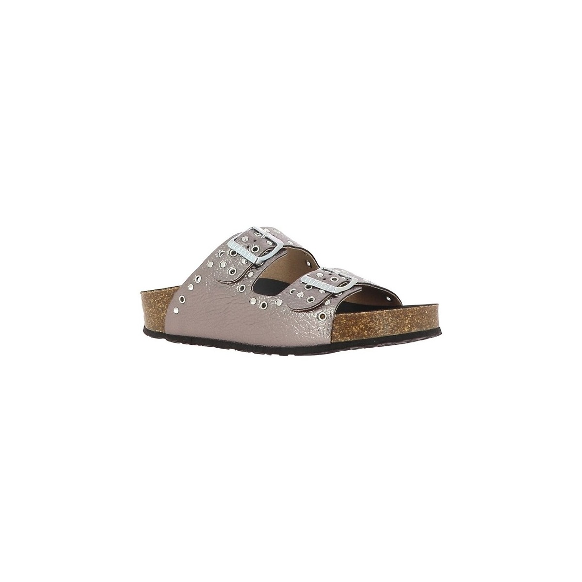 Pantofi Femei Papuci de vară Plakton BETA MET Argintiu