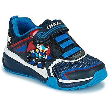 Pantofi Băieți Pantofi sport Casual Geox J BAYONYC BOY A Albastru / Roșu