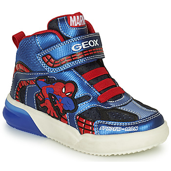 Pantofi Băieți Pantofi sport stil gheata Geox J GRAYJAY BOY C Albastru / Roșu