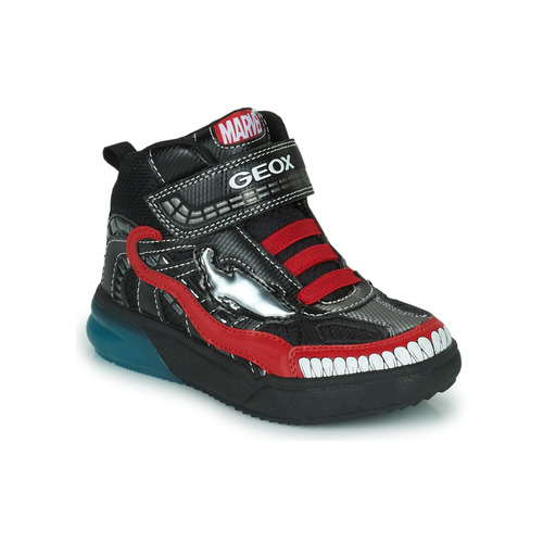 Pantofi Băieți Pantofi sport stil gheata Geox J GRAYJAY BOY D Negru / Roșu