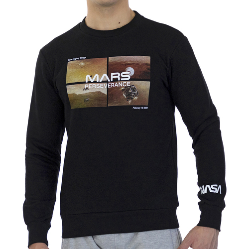 Îmbracaminte Bărbați Hanorace  Nasa MARS09S-BLACK Negru