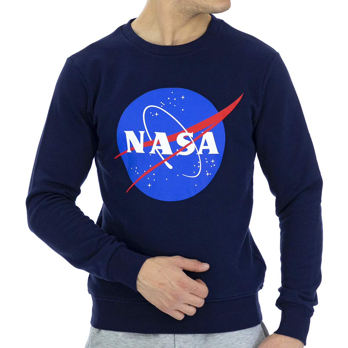 Îmbracaminte Bărbați Hanorace  Nasa NASA11S-BLUE albastru