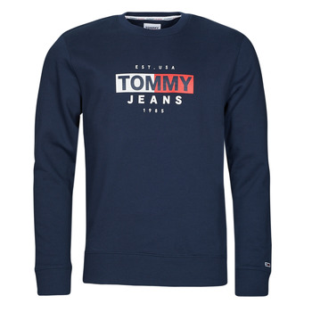 Îmbracaminte Bărbați Hanorace  Tommy Jeans TJM ENTRY FLAG CREW Albastru