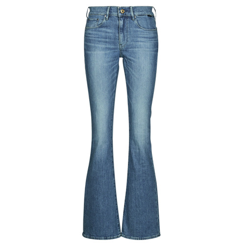 Îmbracaminte Femei Jeans flare / largi G-Star Raw 3301 Flare Antic / Faded / Blue / Opal