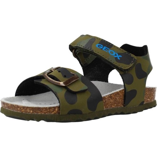 Pantofi Băieți Sandale Geox B SANDAL CHALKI BOY verde