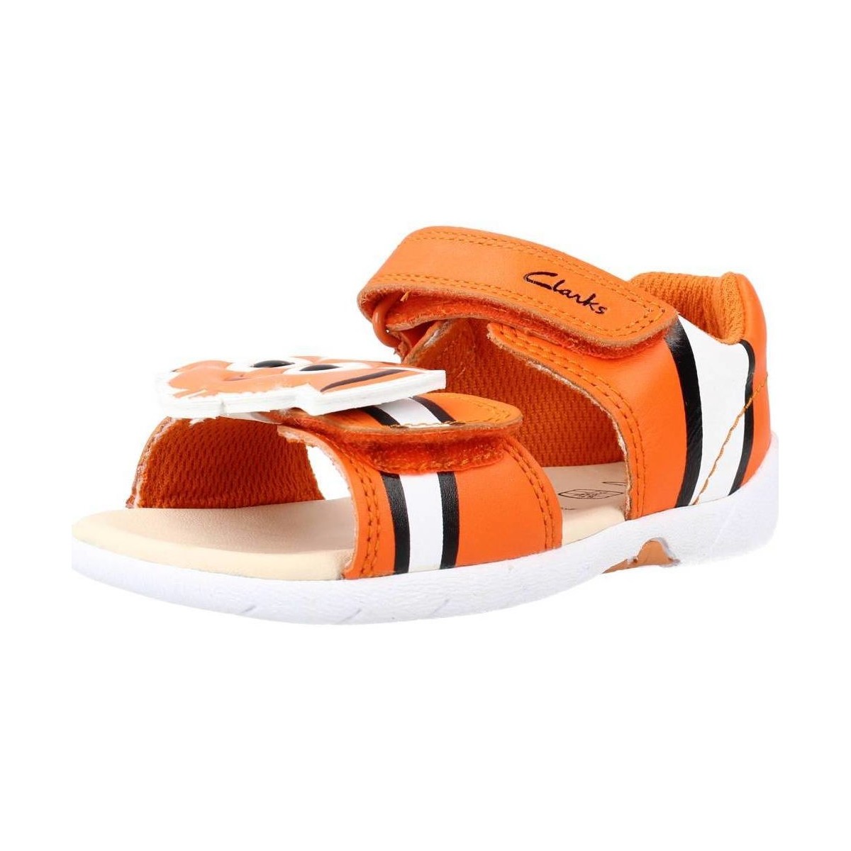 Pantofi Băieți Sandale Clarks ZORA NEM0 T portocaliu