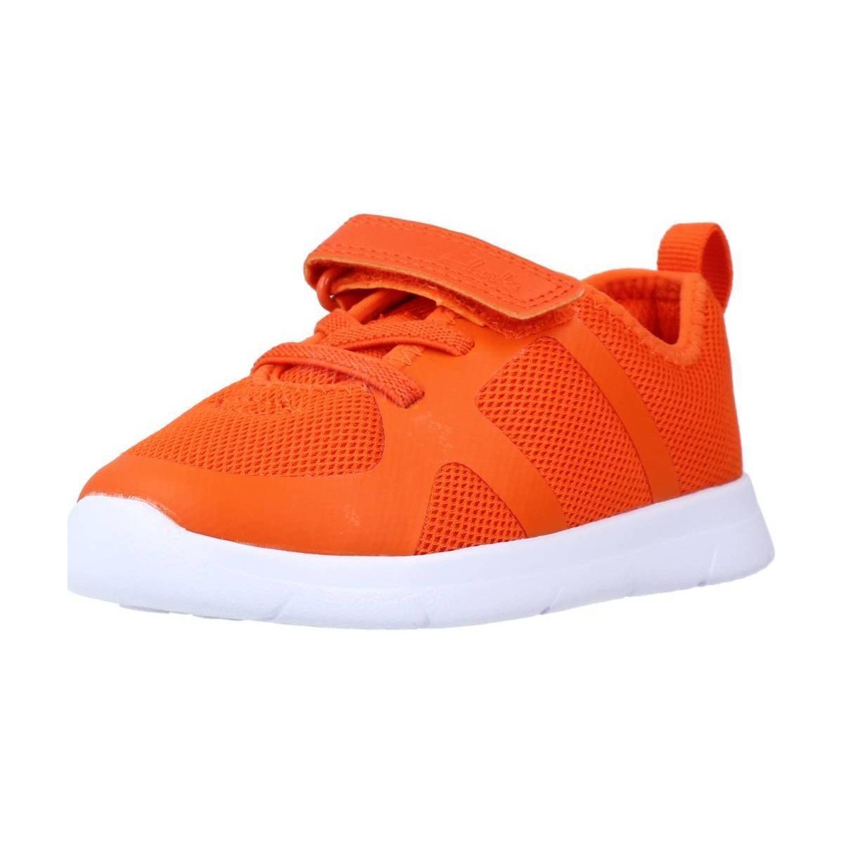 Pantofi Băieți Pantofi sport Casual Clarks ATH FLUX T portocaliu