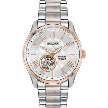 Ceasuri & Bijuterii Bărbați Ceasuri Analogice Bulova 98A213, Automatic, 42mm, 10ATM Argintiu