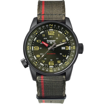 Ceasuri & Bijuterii Bărbați Ceasuri Analogice Traser H3 110456, Automatic, 46mm, 10ATM Negru