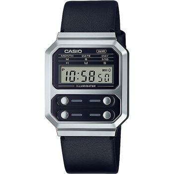 Ceasuri & Bijuterii Bărbați Ceasuri Digitale Casio A100WEL-1AEF, Quartz, 33mm, 3ATM Argintiu