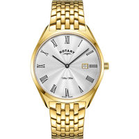 Ceasuri & Bijuterii Bărbați Ceasuri Analogice Rotary GB08013/01, Quartz, 38mm, 5ATM Auriu